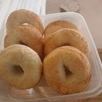 Asiago Bagels With Asiago Cheese 