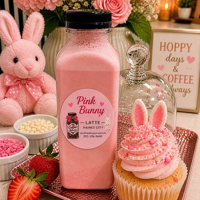 Pink Bunny - No Coffee