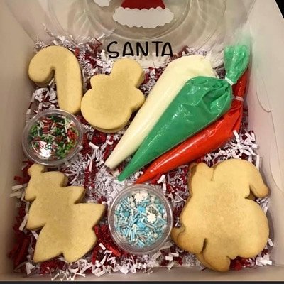 Christmas Cookie Kit (Seasonal) 1/2 Dozen
