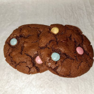 Double Chocolate M&M Cookie