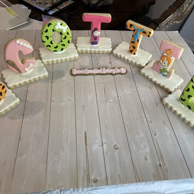 Custom Standing Sugar Cookie Display. 