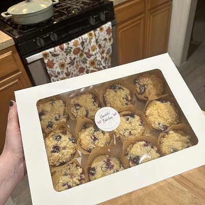 Streusel Blueberry Muffins 