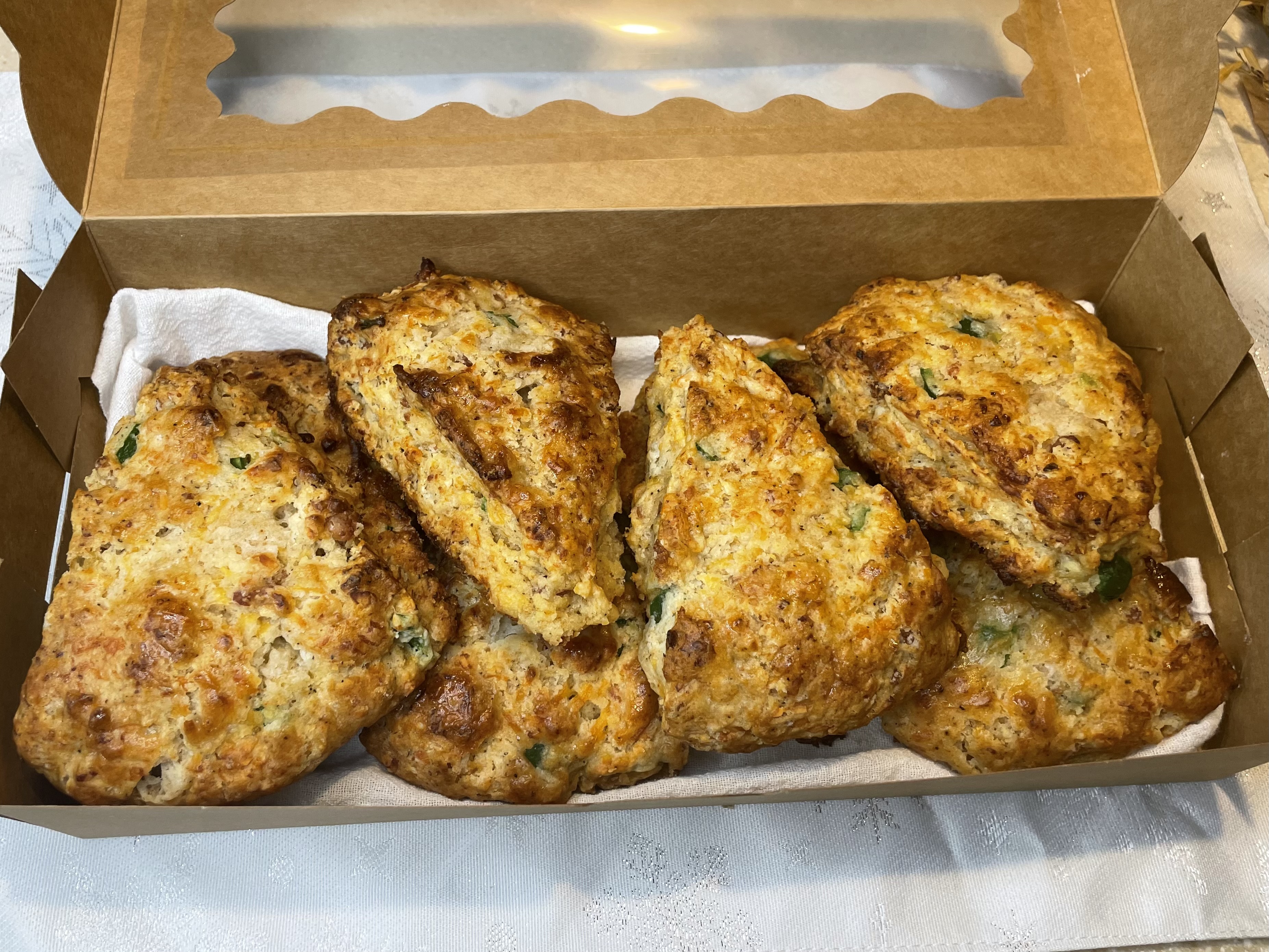 Scones- Jalapeno Bacon Cheddar (8)