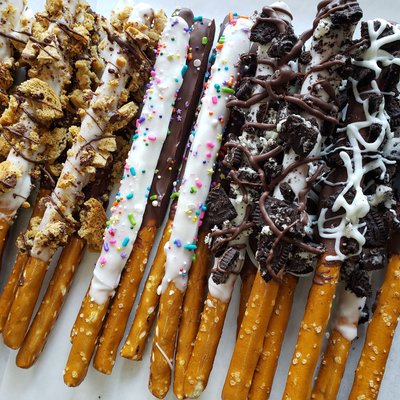 Dipped Pretzels