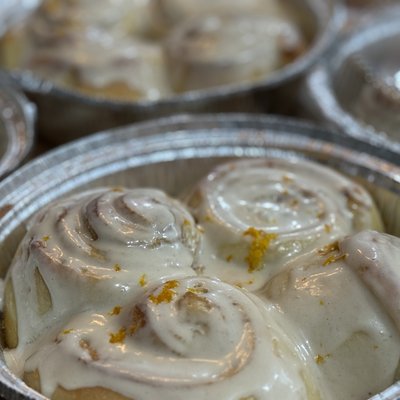 Sourdough Orange Cinnamon Rolls