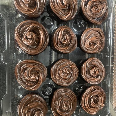 Large Filled Cupcakes