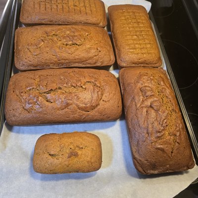 Full Sized Pumpkin Bread