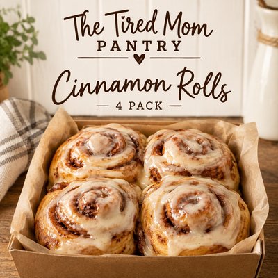 Homemade Cinnamon Rolls - 4-pack