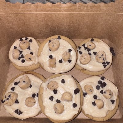 Cookie Dough Frosted Cookies