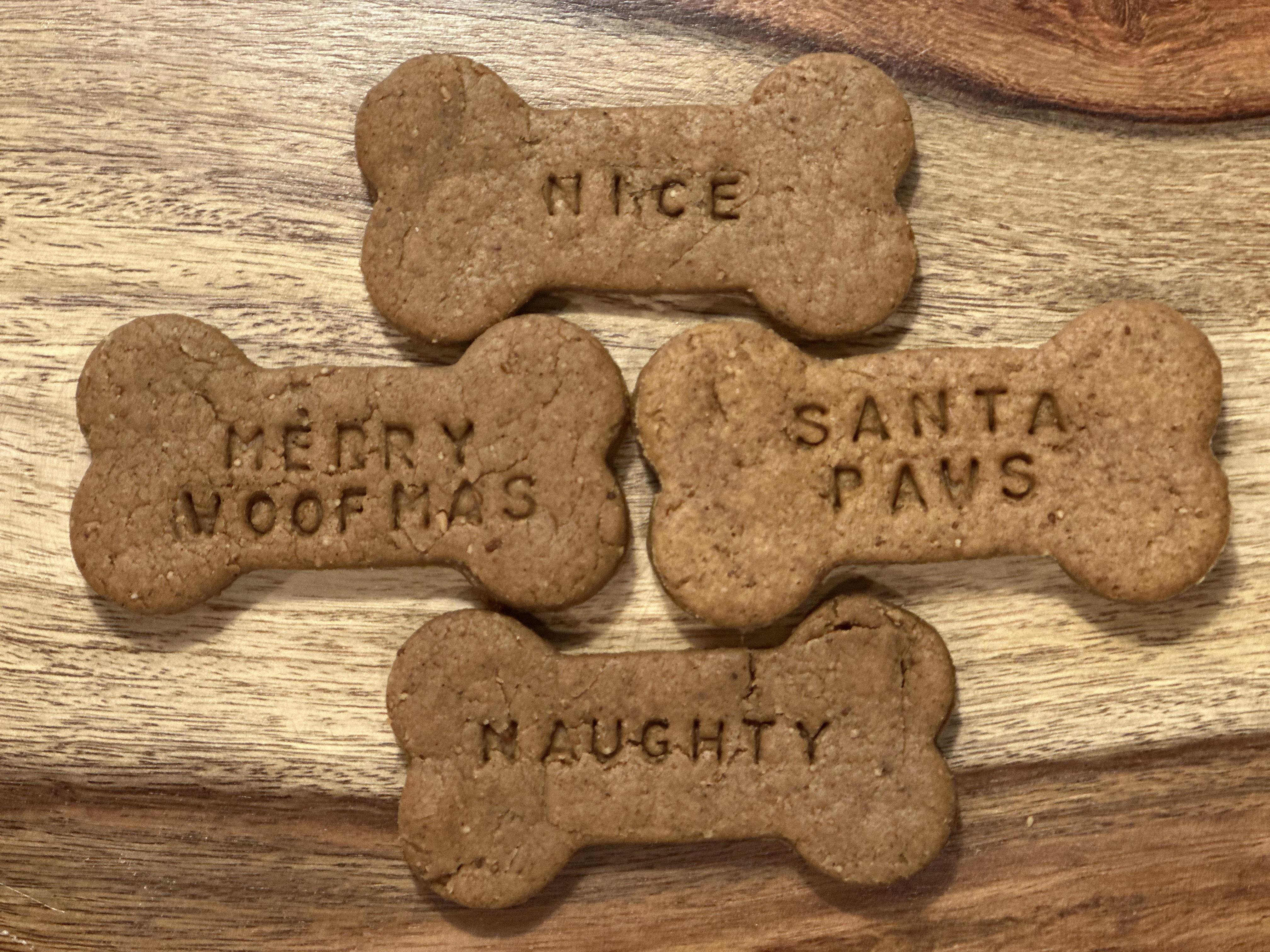 6 Large Dog Bones Dipped/iced or Stamped