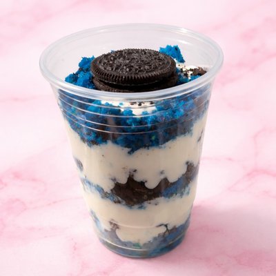 Cookie Monster Cheesecake Cup