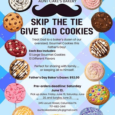 Father’s Day Cookie Box
