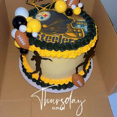 8in Double Layer Themed Cake (Round) 