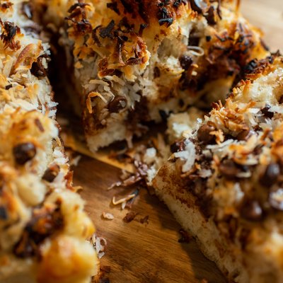 Coconut Chocolate Chip 9in Focaccia 