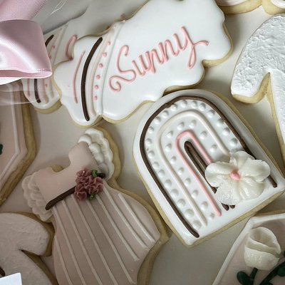 Decorated Royal Iced Vanilla Sugar Cookies