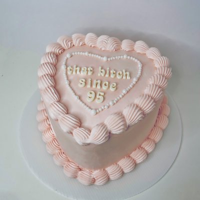 8in Heart Cake