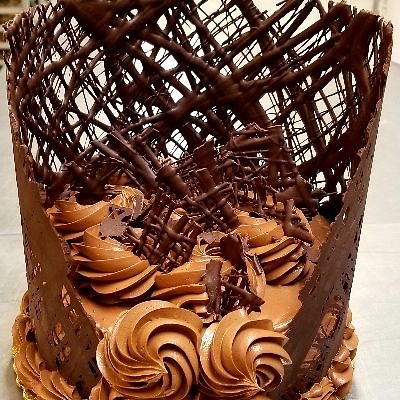 8" Chocolate Wrap Cake
