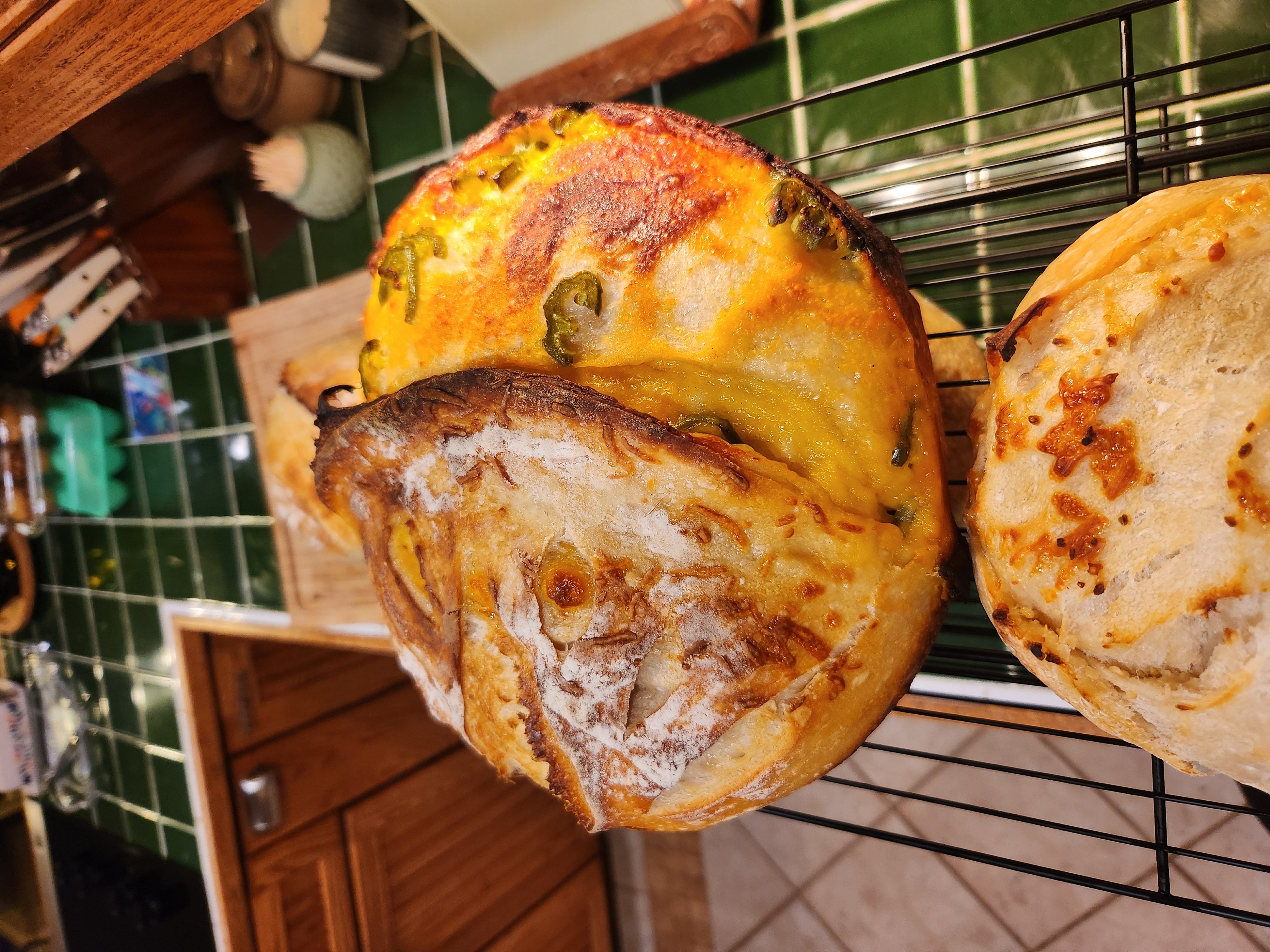 Jalapeno Cheddar Sourdough Loaf
