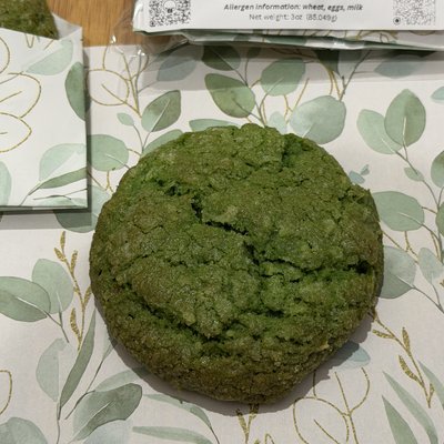 Sourdough Buko Pandan (Coconut Pandan) Cookie 
