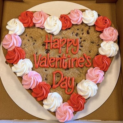 8 Inch Heart Shaped Cookie Cake 