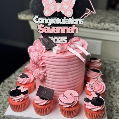 Celebration Box 6” Cake / 12 Cupcakes 