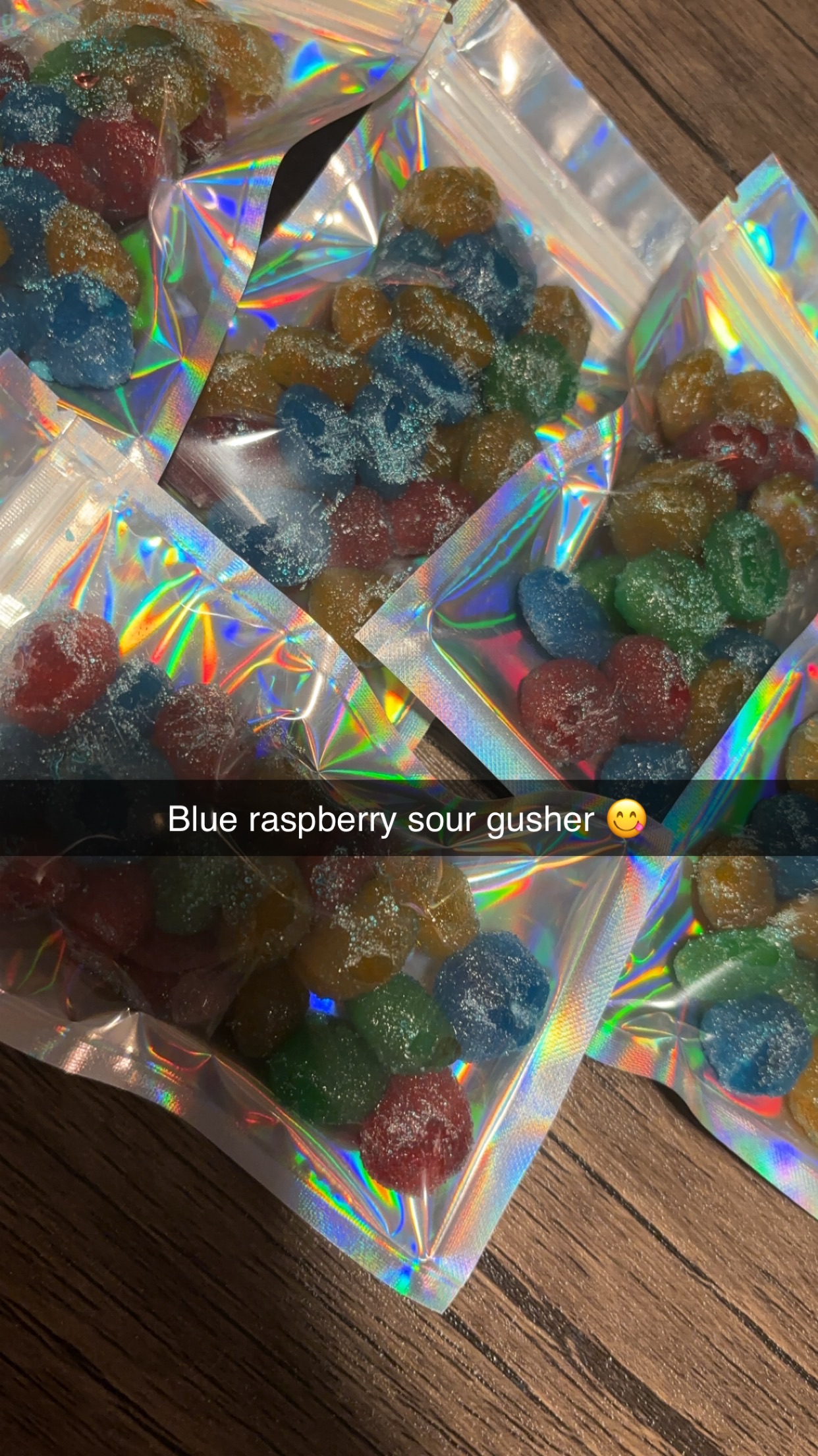 Sour Blue Raspberry Gushers