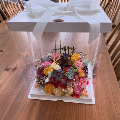 Clear Cake Box 
