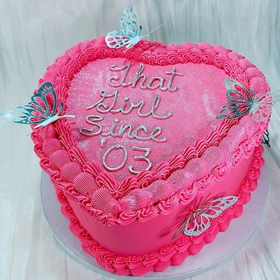 10” Heart Cake (24 Servings)
