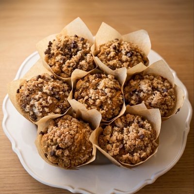 Pumpkin Chocolate Chip Muffins 6 Pk