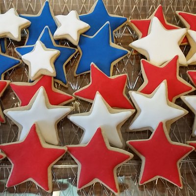 4th Of JULY FLAG PLATTER