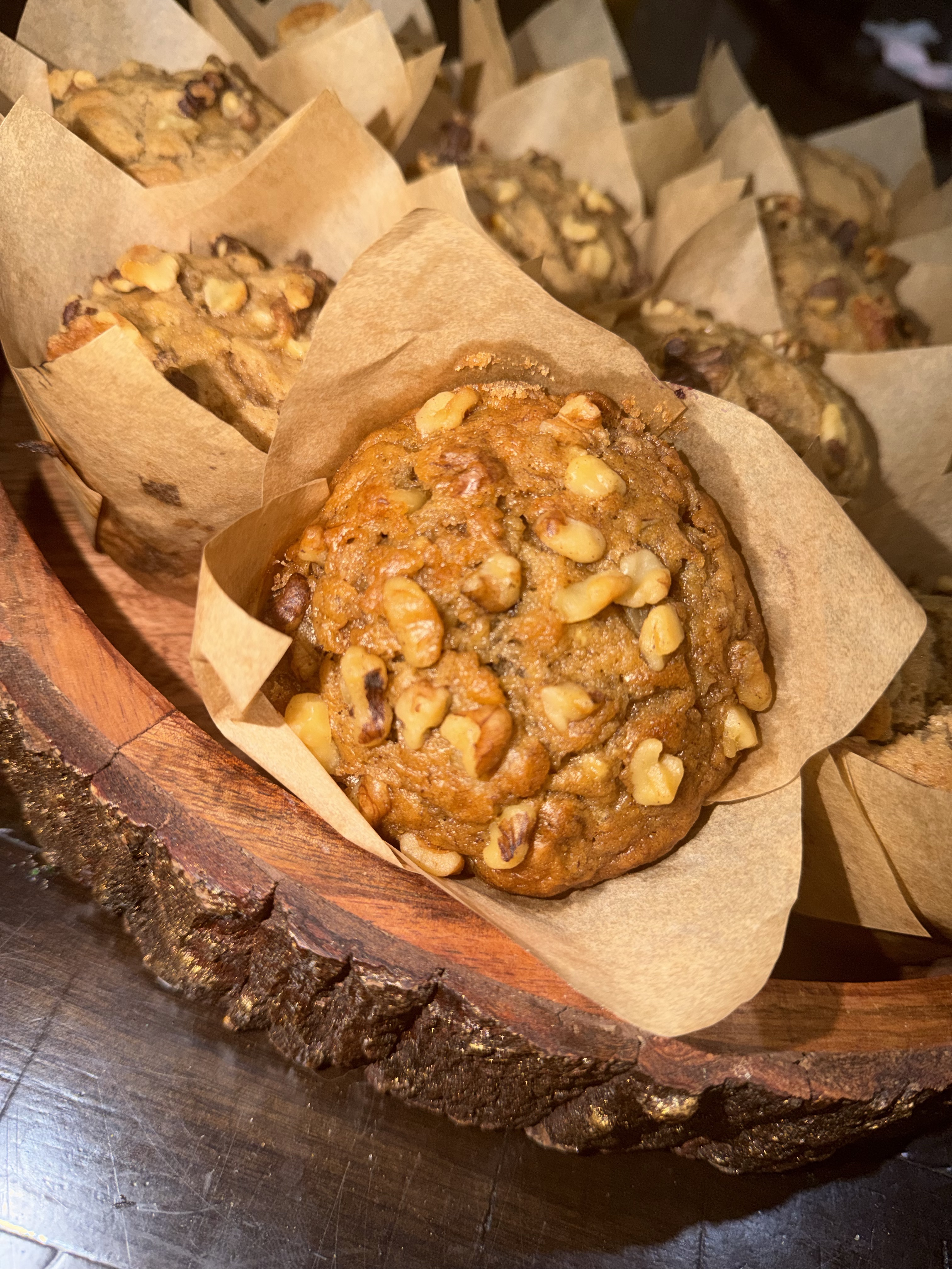 Banana Nut Muffins- 4 Pack