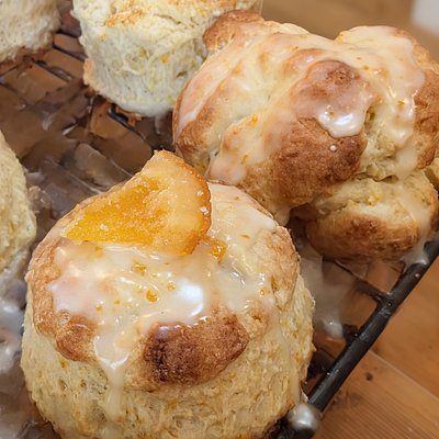 Orange Blossom Cream Scones