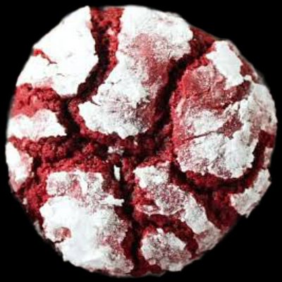 Red Velvet Crinkle Cookie