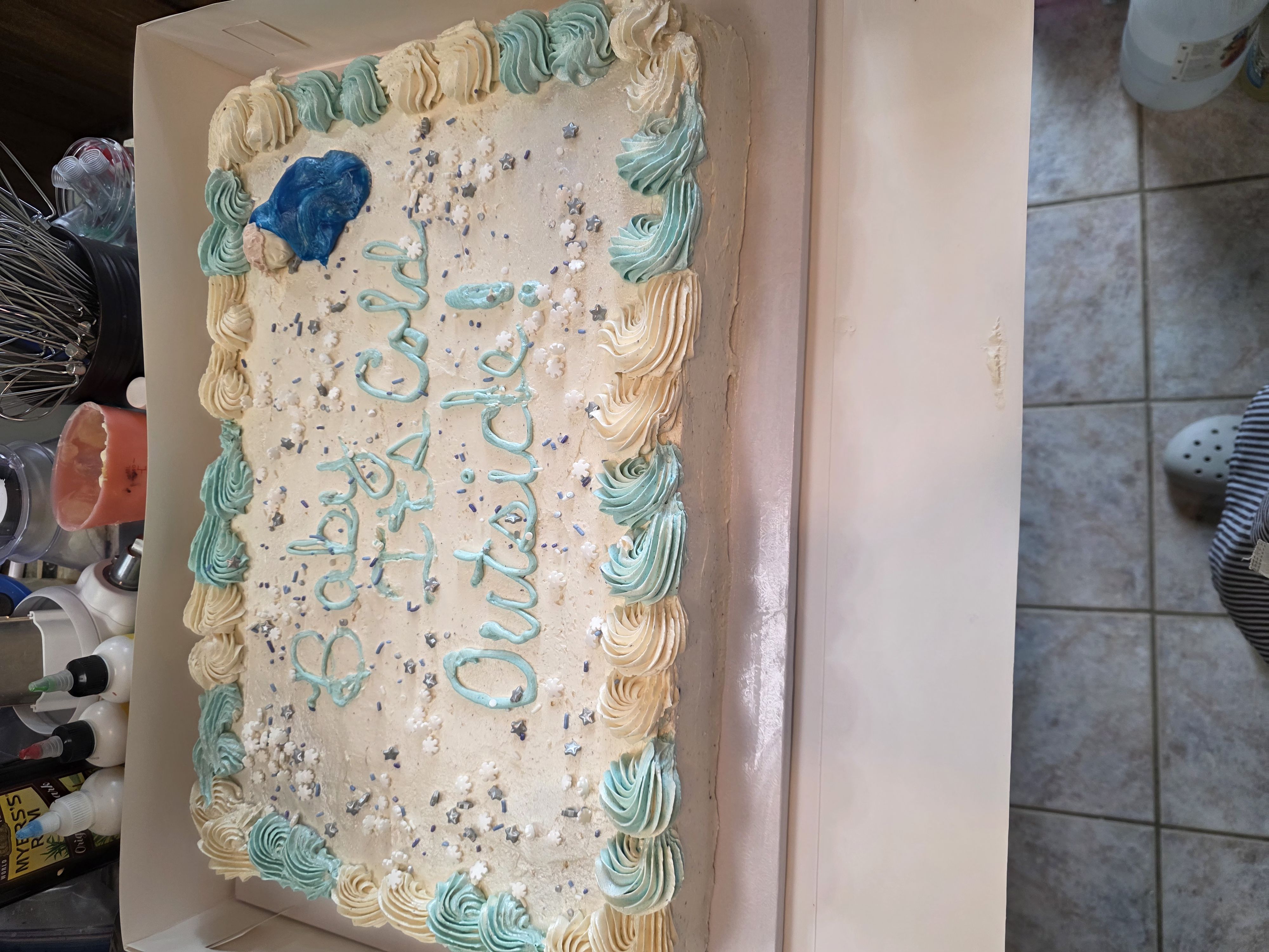 Full sheet cake