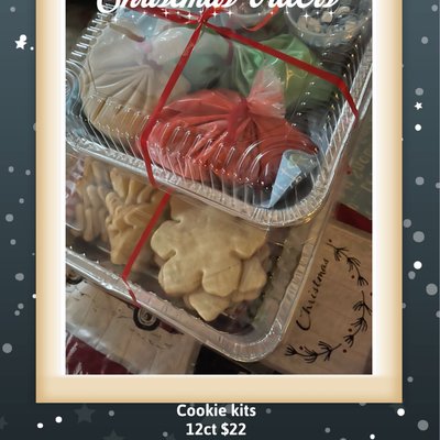 Christmas Cookie Kits  12 , 24 , 36,48 Or 60 