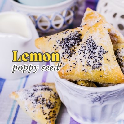 [GF] Lemon Poppy Seed Scones (6 for $15 • 12 for $30)