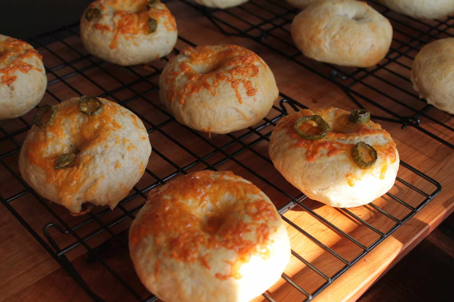 Sourdough Bagels