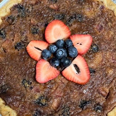 9” Mixed Berry Creamy Bean Pie