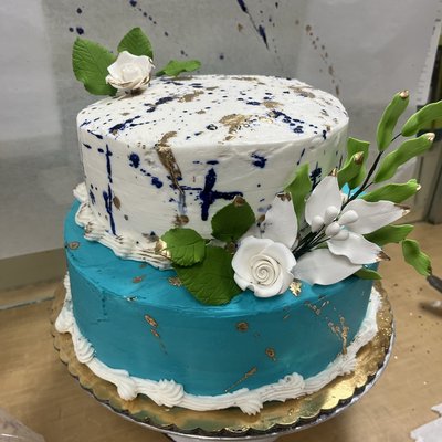 2 Tiered cake - Wedding Cake 