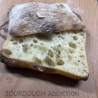 Sourdough Ciabatta Sandwich Buns 