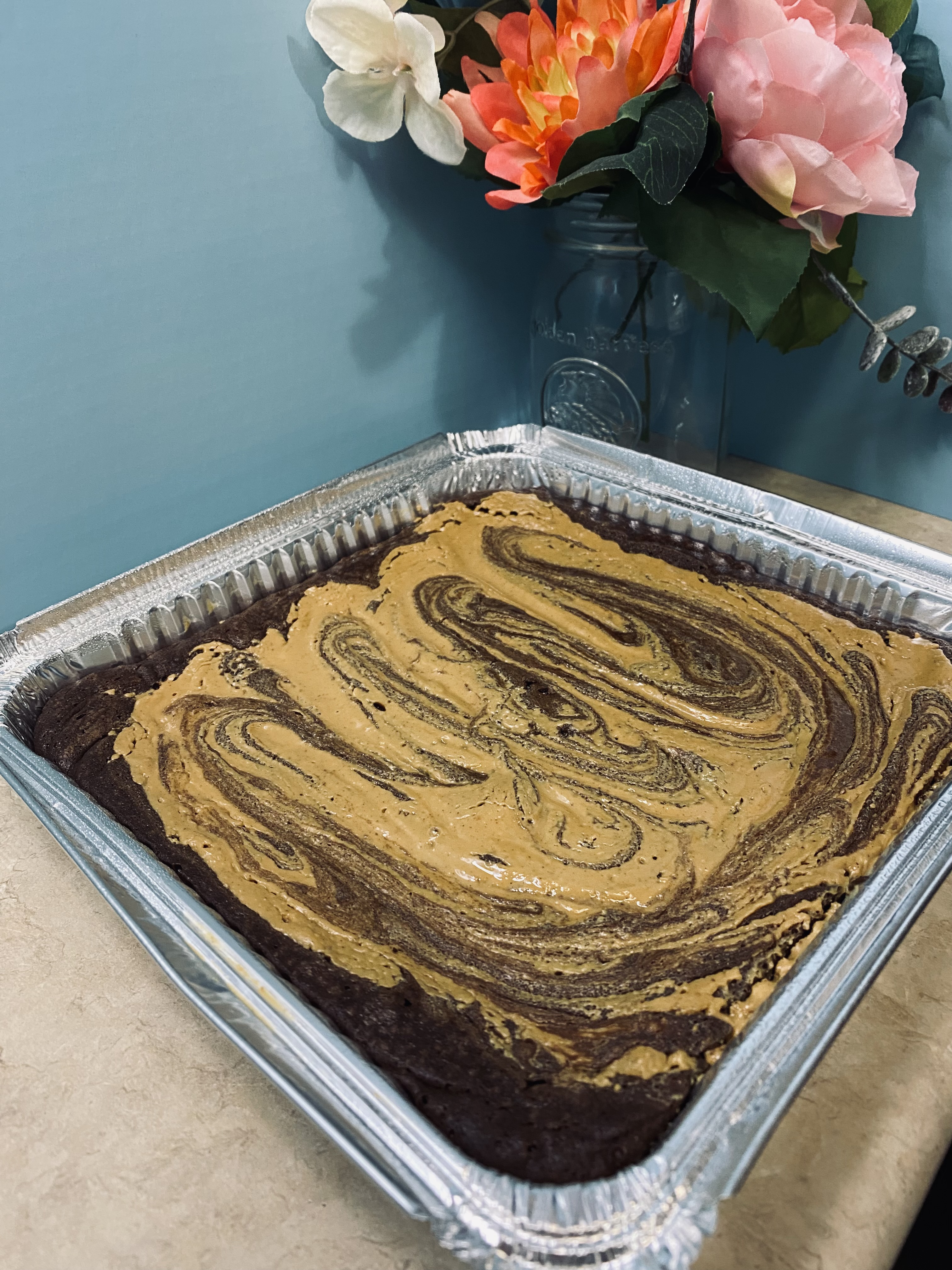 Peanut Butter Brownies 