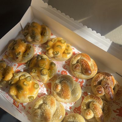 Sourdough Mini Pretzels