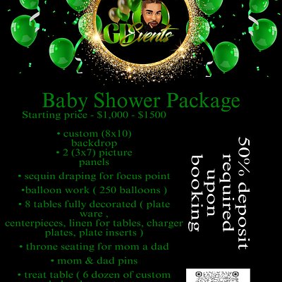 Full Baby Shower Package 