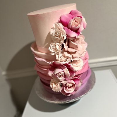 8/10 Inch Two Tiered Cake
