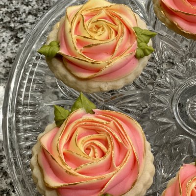 Buttercream Frosted Sugar Cookies 