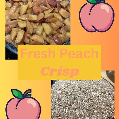 9” Fresh Peach Crisp 