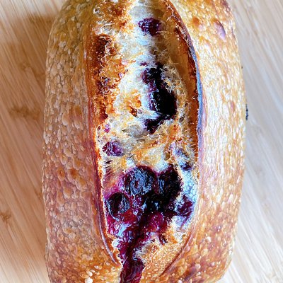 Lemon Blueberry Sourdough Bread