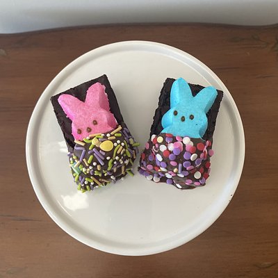 Peep Brownie Bars