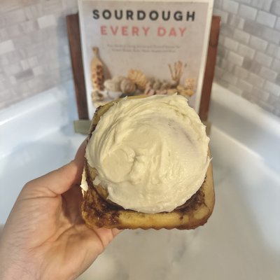 Sourdough Cinnamon Rolls-Single