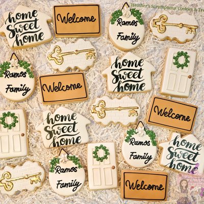 Home Sweet Home Sugar Cookies